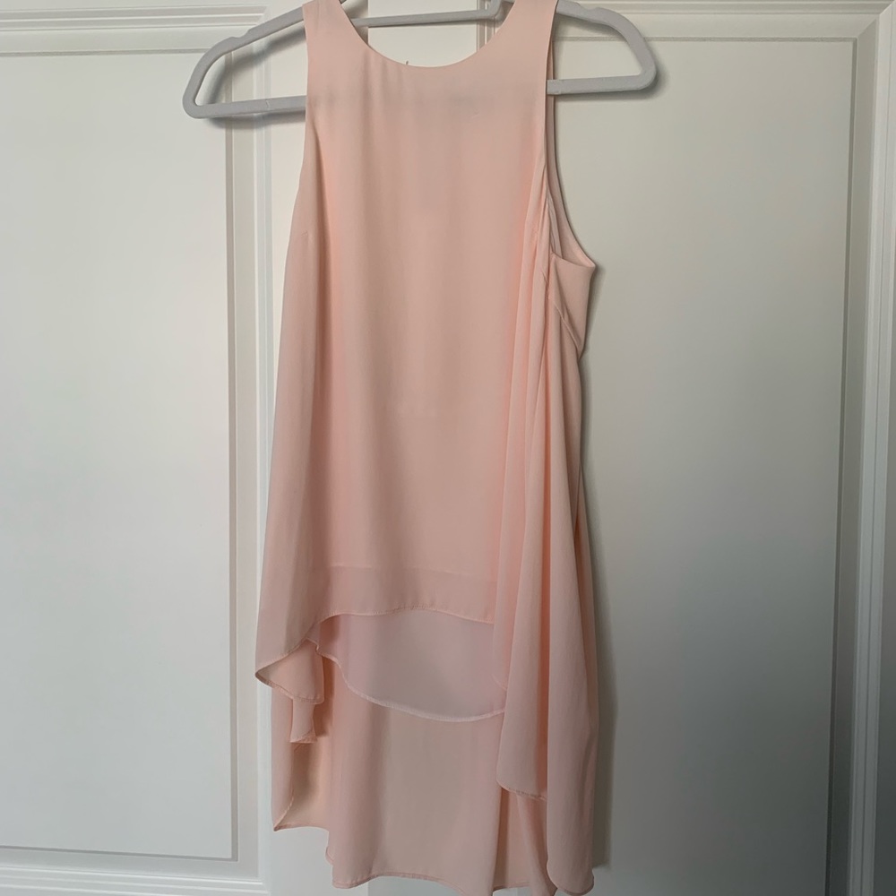 ELIZABETH AND JAMES pink flowy top